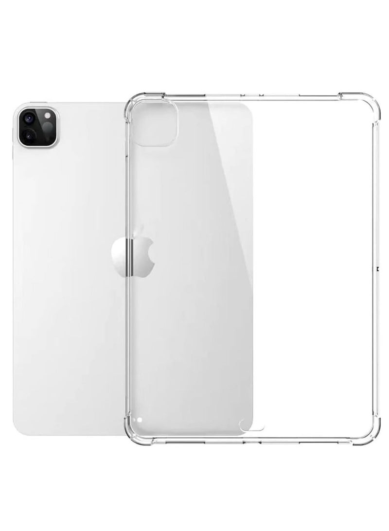 Compatible with iPad Pro 11 4th Gen 2022 / 3rd Gen 2021 / 2nd Gen 2020 / 1st Gen 2018 Case Cover Transparent Shockproof TPU Bumper Cover - Clear - Image 1