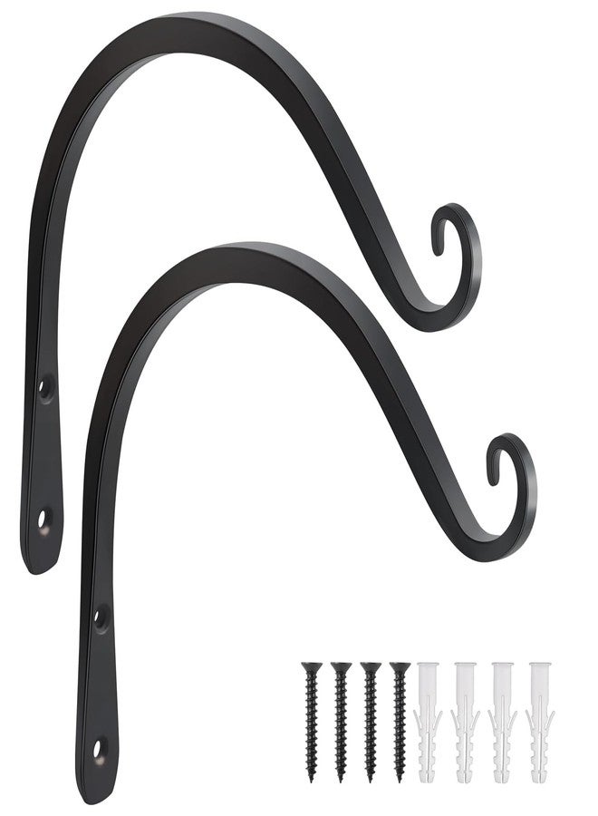 Gtongoko 8-12-14 Inch Sturdy Hanging Plant Bracket - Decorative Plant Hanger for Hanging - 2 Pack (8 Inch) - Image 1