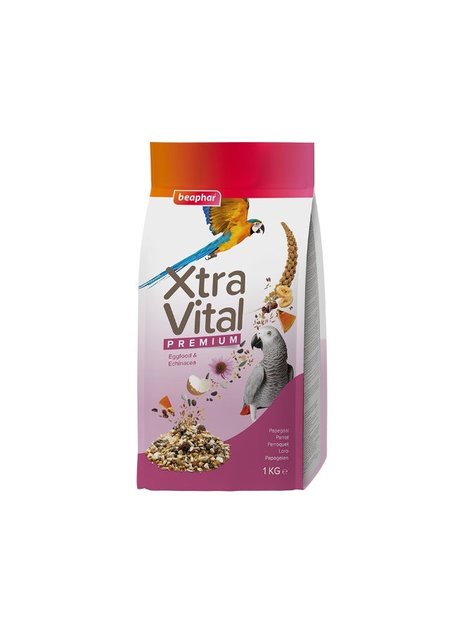 Beaphar XtraVital Parrot Complete Bird Food - 1 kg