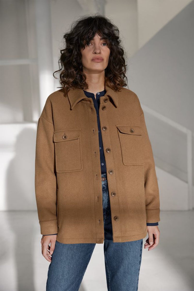 Tchibo Women Plain Trench Coat, Brown - Image 1