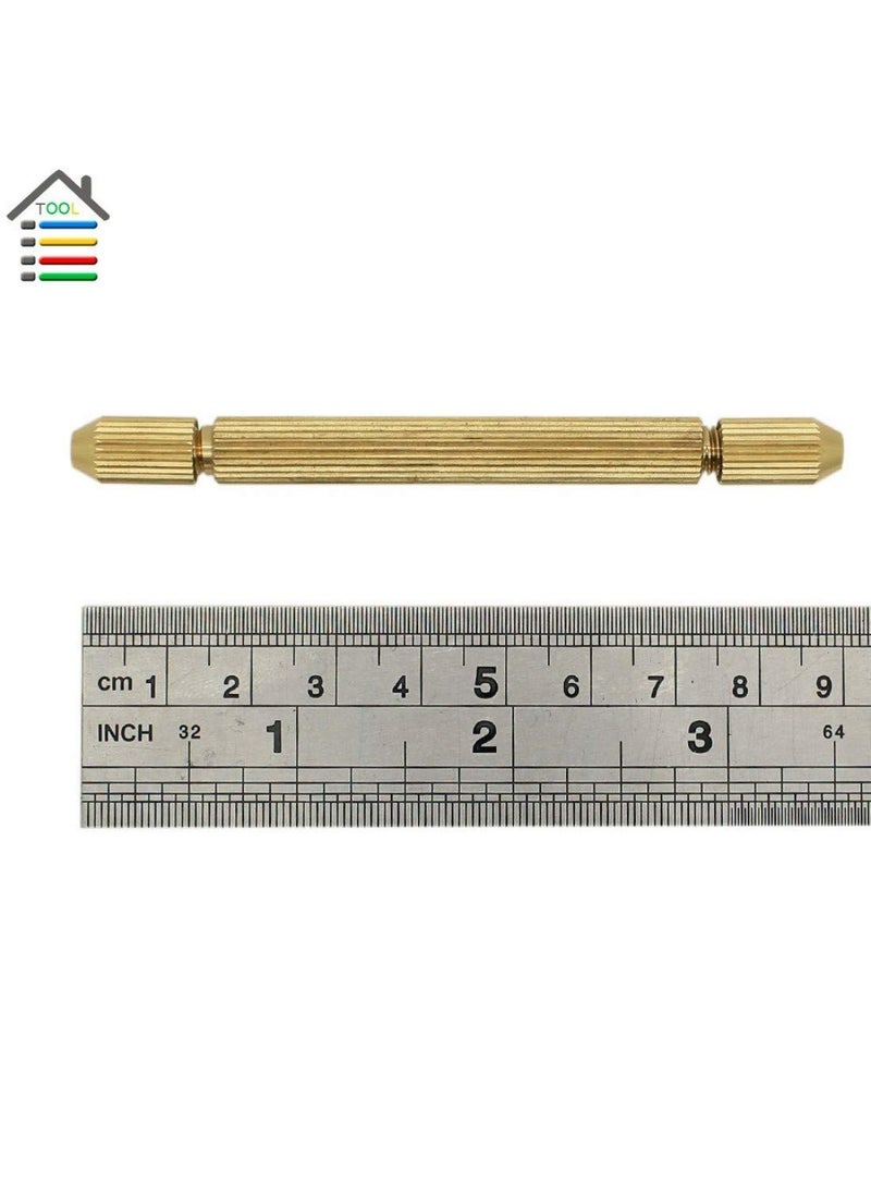 DIY Crafts DIY Crafts Pack Of 17 Pcs Design No 1 Dual Side Brass Pin Vise Drilling Pack Of 17 Pcs Design No 1  - Image 2