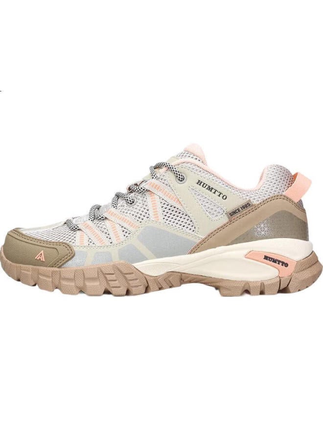 Humtto Summer Mesh Breathable Hiking Shoes Comfortable Anti-Slip Women'S Climbing Shoes Outdoor Mountaineering Shoes Sand/Light Pink Size 39 - Image 2