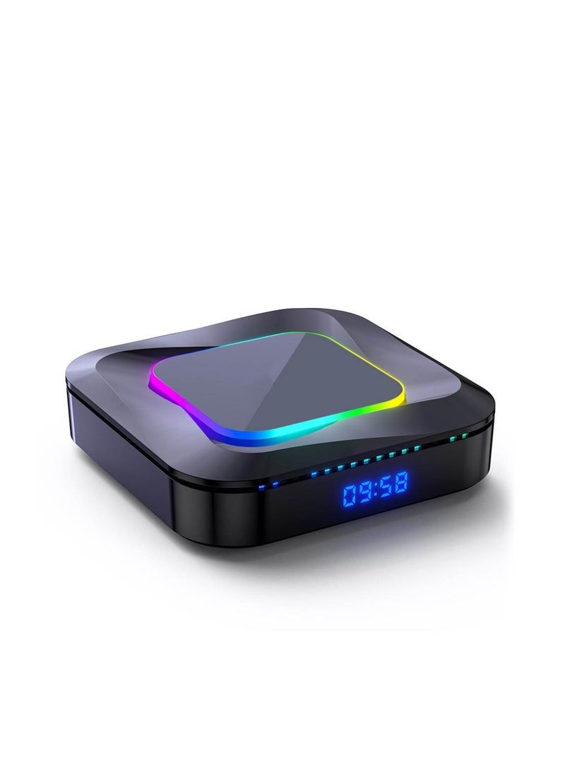 Generic - Android 13.0 TV Box,R3 4G RAM 128G ROM RK3528 with Dual 2.4G/5.8G Wifi, BT 5.0+ Quad-Core 64 Bits 4K/8K UHD H.265 Ethernet LAN 3D Set Top TV Box with Wireless Mini Keyboard, - Image 1