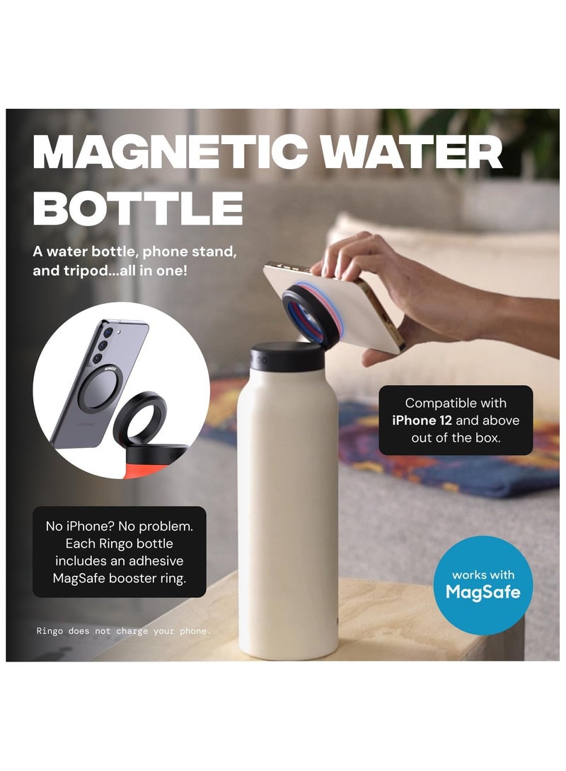BlueFire Vacuum Bottle with MagSafe Phone Holder – 710 ml Stainless Steel Thermal Flask, 360° Rotation, BPA Free, Hot & Cold Insulation, Secure Magnetic Base, Easy Carry Design - Image 2