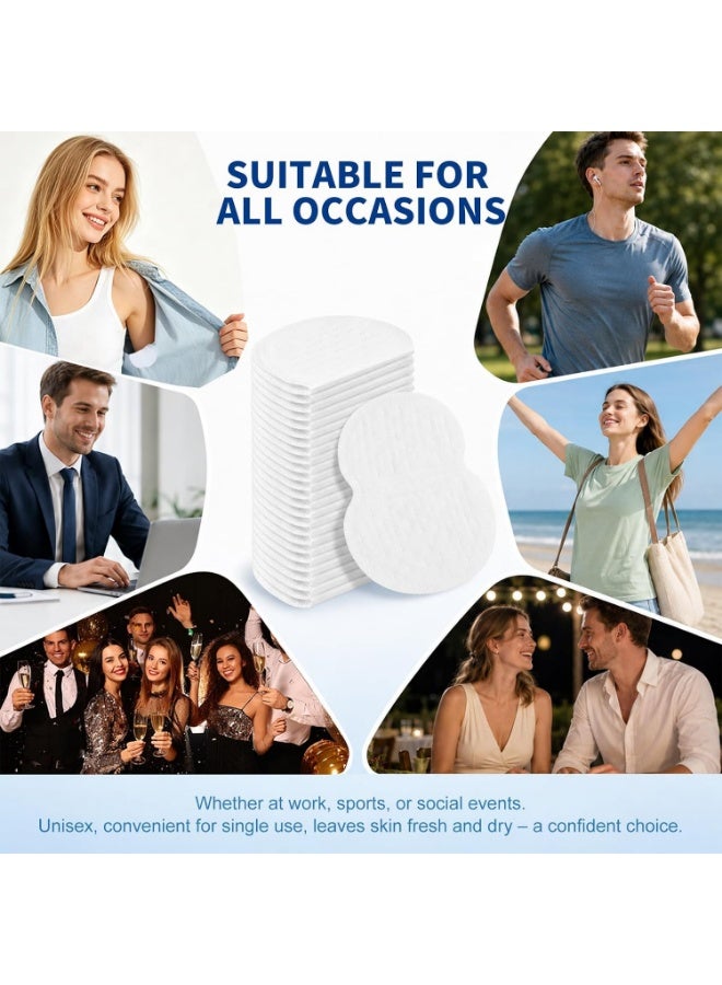20 Packs Underarm Sweat Pads, Armpit Sweat Pads for Women and Men, Disposable Underarm Pads for Sweating Women, Invisible Fit, Effectively Prevents Sweating, Stay Fresh all Day - Image 2
