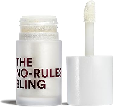 3INA MAKEUP The NoRules Bling Sparkly LiquidCream Highlighter 3 in 1 for Cheeks Lips and Eyes Highly Pigmented - Image 1