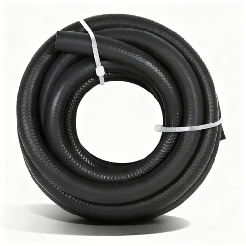 Byredio 12 Transmission Oil Cooler Hose J1532 Power Steering Hose 20FT Ideal for Fuel Hydraulic and Power Steering 300PSI High Pressure - Image 1