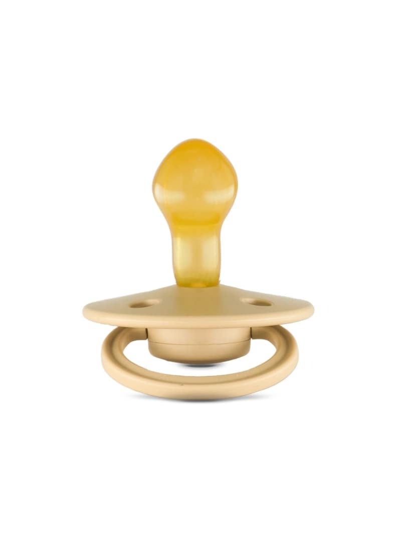 Rebael Mono Natural Rubber Round Pacifier Size 2 - Baby 6M+ (1-pack) - Almond - Image 2