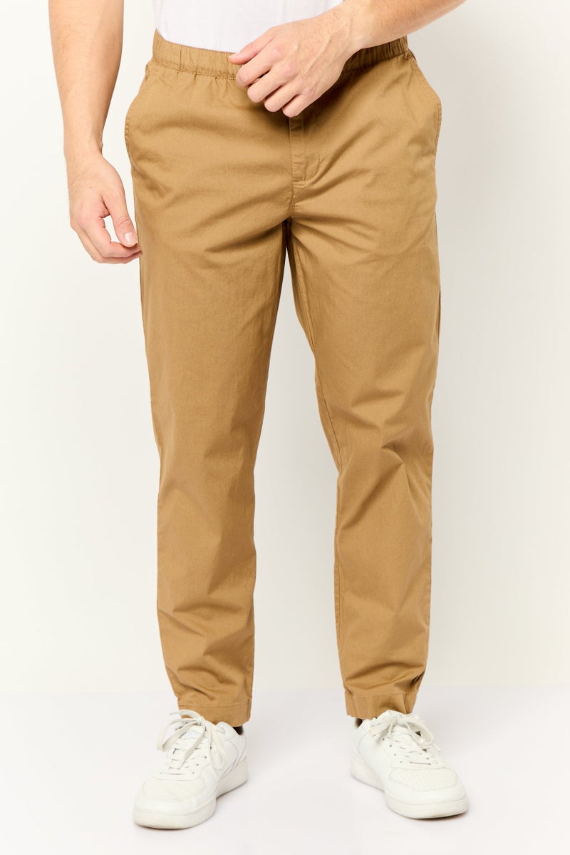 Gazzarrini سروال تشينو عادي للرجال، بني - Image 1