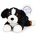 SuzziPals Heatable Coolable Bernese Mountain Dog Stuffed Animal Heating Pad Microwavable for Soothing Relaxation Lavender Scented Stuffed Dog Plush for Stress Relief Black Puppy Plushie Gifts - Image 2