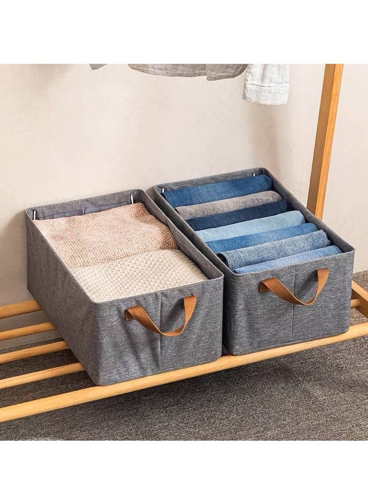 PACIFIC Foldable Linen Storage Box - Multi-Purpose Organizer for Dressing Rooms, Office, and School 30*47 Height 19cm  - Image 1