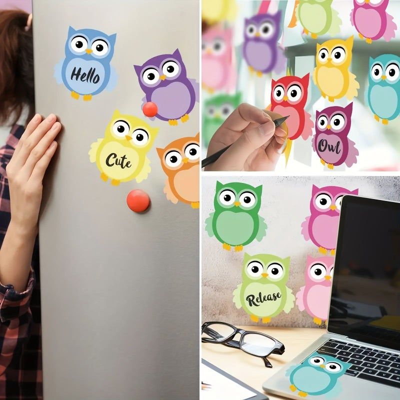 12pcs Cute Owl Animal Clip Art Note Pad For Reminder Study Office School And Home Organization - Image 3