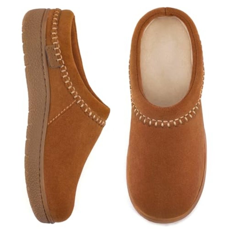 Zigzagger Women's Slip On Moccasin Slippers, Microsuede Indoor/Outdoor Comfy House Shoes with Memory Foam, Cozy Loafer Clog Slippers - Image 1