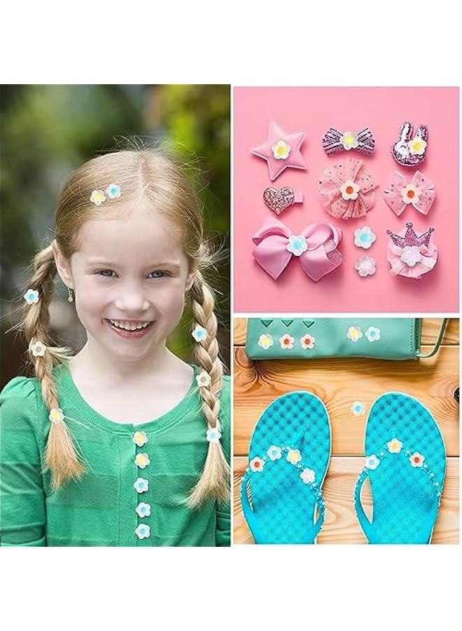 فايلكس خرز زور أكريليك ألوا الحلوى، شفاف ديزي للحرف اليدوية، اساور، قلائد، مجورات، 13 ملم 200 قطعة) - Image 3