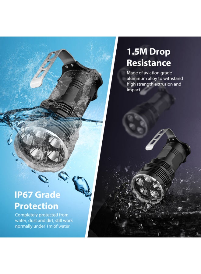 Loquat ANEKIM TP50 UV Black Light 50W High Power UV Flashlight 365nm Scorpion Lamp 395nm-Colour:Tp50 395nm Bare Branch - Image 4