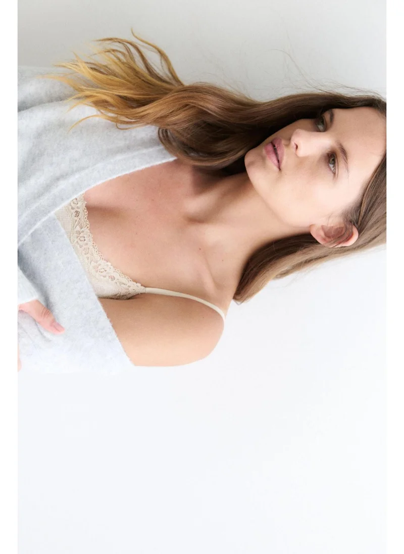 اتش اند ام Padded soft jersey bra