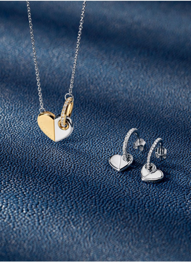 TOMMY HILFIGER - Stainless Drop Earrings - Image 1