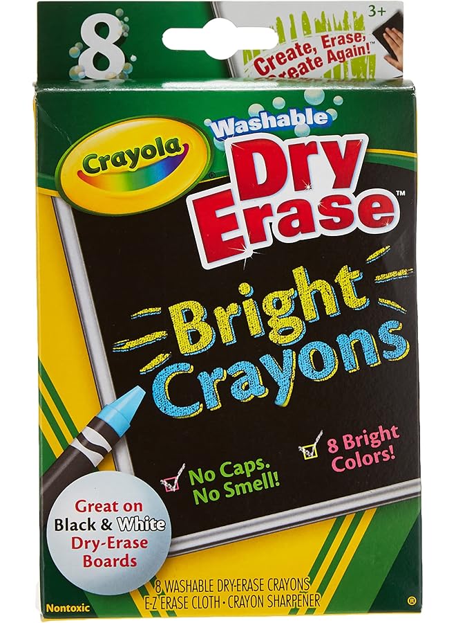 Crayola Dry Erase Crayons Multi Color Cy98 5202 - Image 1