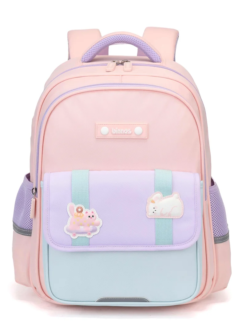 بينز Premium Kids Backpack Light Weight Water Resistant Multifunctional School Backpack for Girls and Boys, BNS6076, Pink