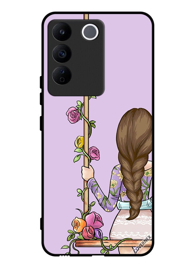 Covernex Protective Case Cover For Vivo V27e Girl Bff Wallpaper - Image 1