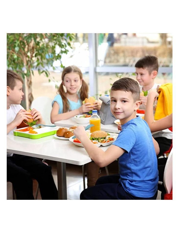 Utensils Set with Case 4 Sets Wheat Straw Travel Cutlery Set Portable Spoon Knife Fork Chopsticks Lunch Box Utensil Set for Kids Adults - Image 5