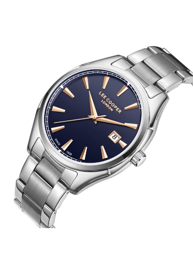 لي كوبر ساعة يد رجالية معدنية بعقارب . -  مم - Image 4
