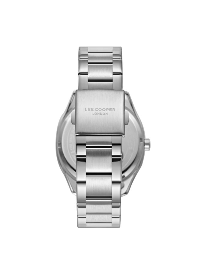 لي كوبر ساعة يد رجالية معدنية بعقارب . -  مم - Image 2