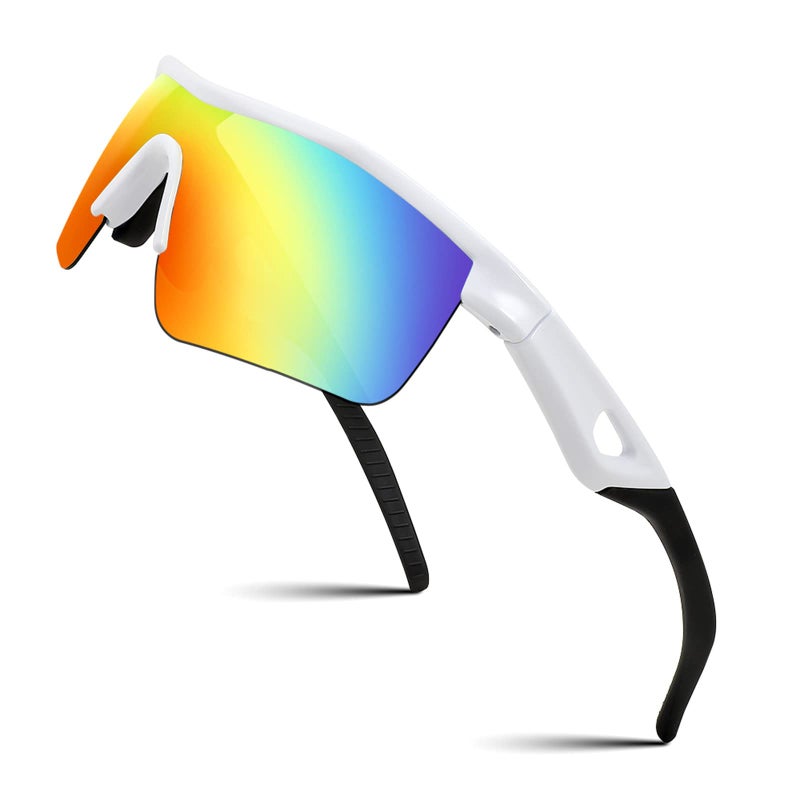 FEISEDY FEISEDY Kids Teens Baseball Polarized Sunglasses Sports TR90 Frame Boys Girls Cycling B2454  - Image 1