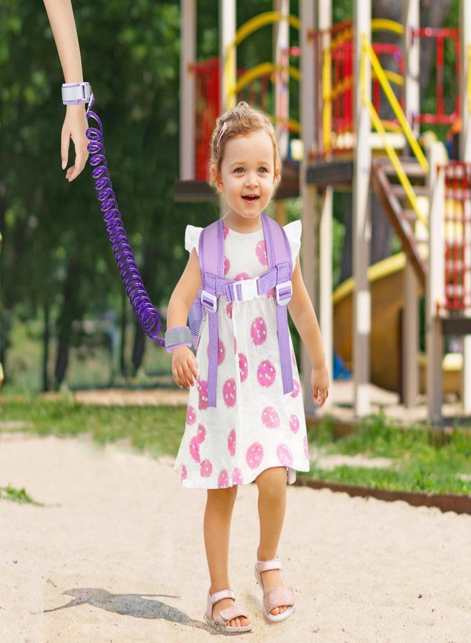 Accmor Toddler Leash Backpack with Anti Lost Wrist Link, 4 in 1 Children Back Pack Cute Peach Safety Walking Harness Bag, Kids Travel Essential Mini Rucksack with Strap Tether for Baby Girls - Image 5