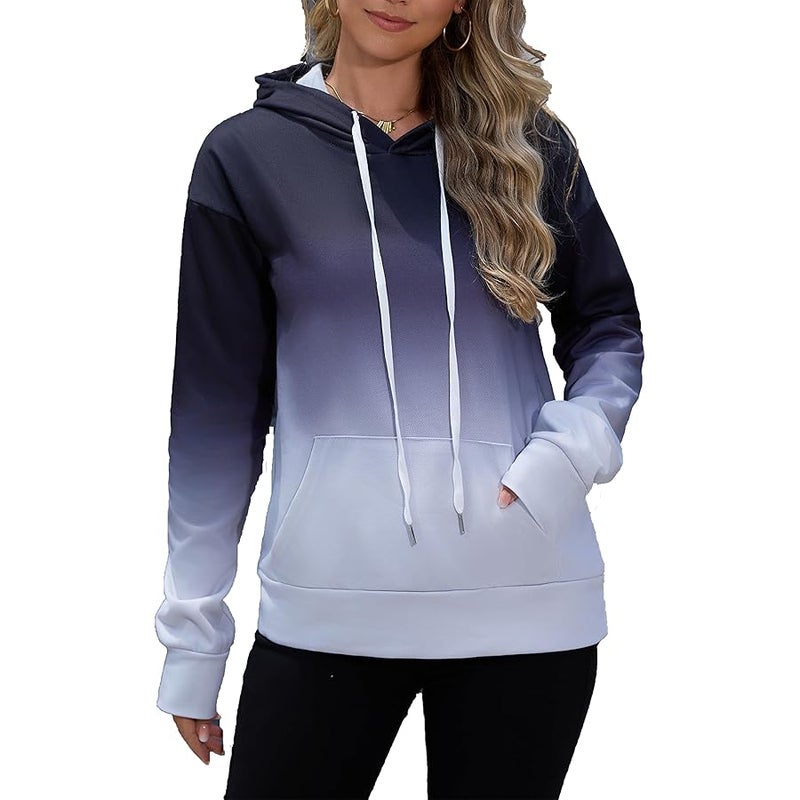 Graphic Tie Dye Hoodies for Teen Girls Women 2025 Winter Fall Outfits Sweatshirt - Image 1