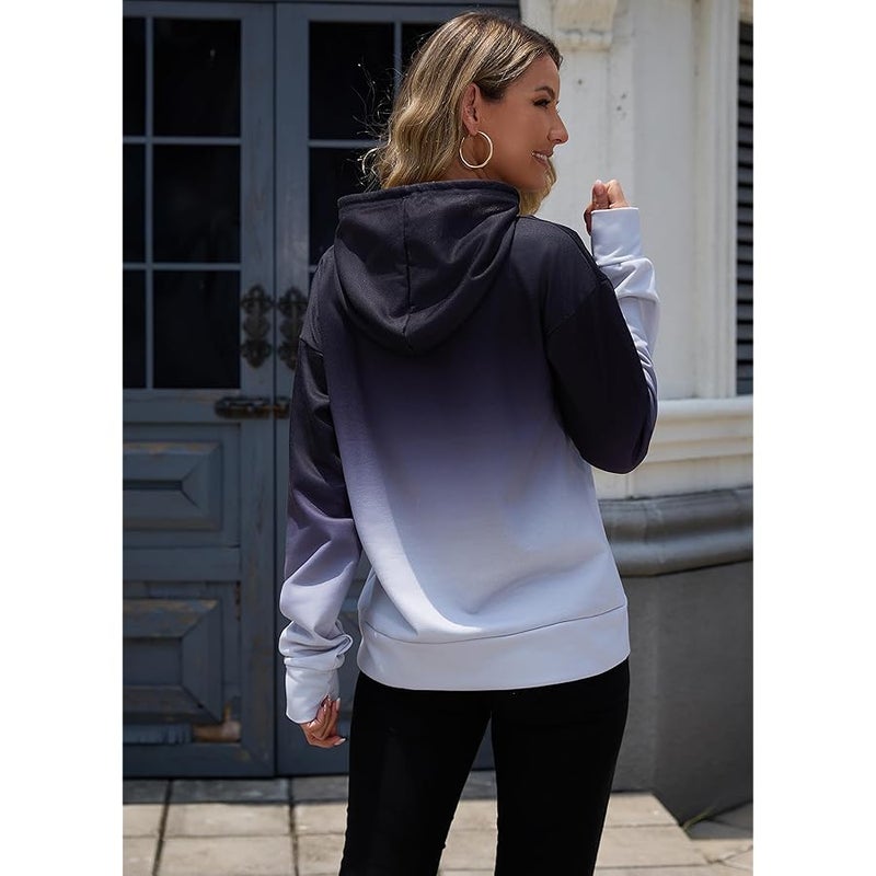 Graphic Tie Dye Hoodies for Teen Girls Women 2025 Winter Fall Outfits Sweatshirt - Image 2