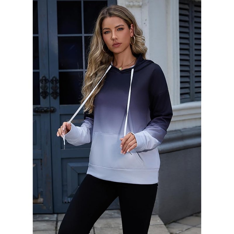 Graphic Tie Dye Hoodies for Teen Girls Women 2025 Winter Fall Outfits Sweatshirt - Image 4
