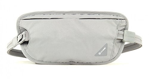 Pacsafe Coversafe X100 Anti-Theft RFID Blocking Waist Wallet, Neutral Grey - Image 1
