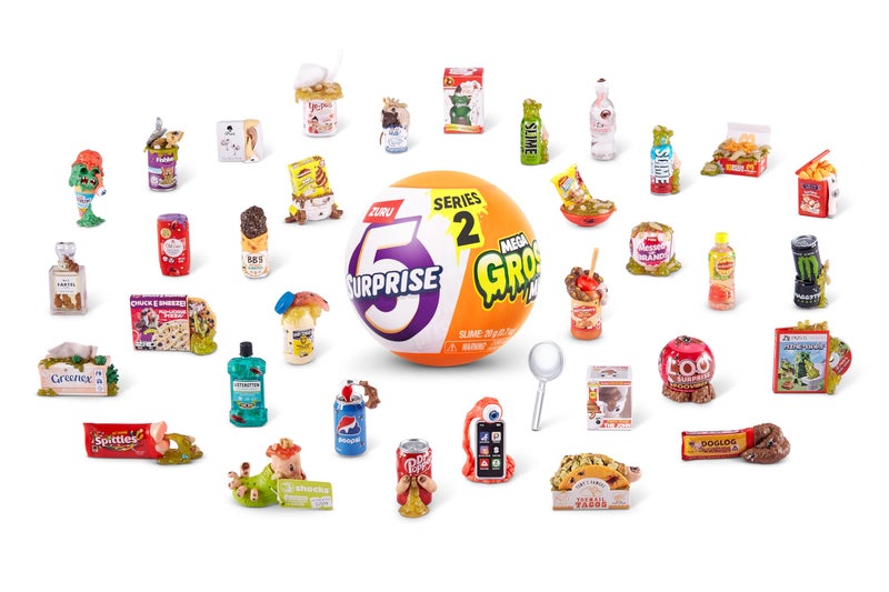 5 Surprise Mega Gross Minis Series 2 (2 Pack) by ZURU Boys, Mystery, Collectible, Mini, Parody, Slime - Image 3