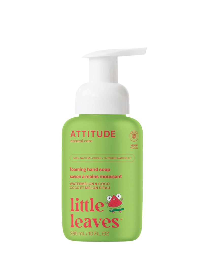 Attitude صابون يد رغوي طبيعي من ليتل ليفز - بطيخ وجوز الهند - Image 1
