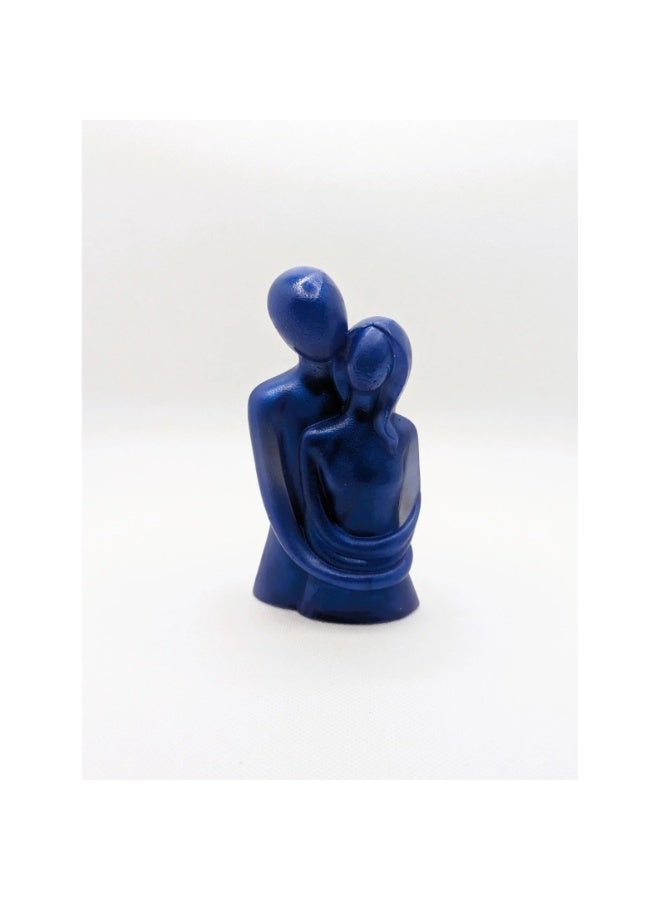 Couple Statue | "Thinking" Figurine Made Of Durable Resin | Small Home Decor Pieces For Living Room | Tabletop Art (Height 11 Cm) - Image 1
