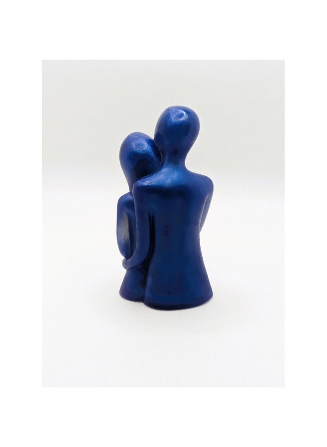 Couple Statue | "Thinking" Figurine Made Of Durable Resin | Small Home Decor Pieces For Living Room | Tabletop Art (Height 11 Cm) - Image 2