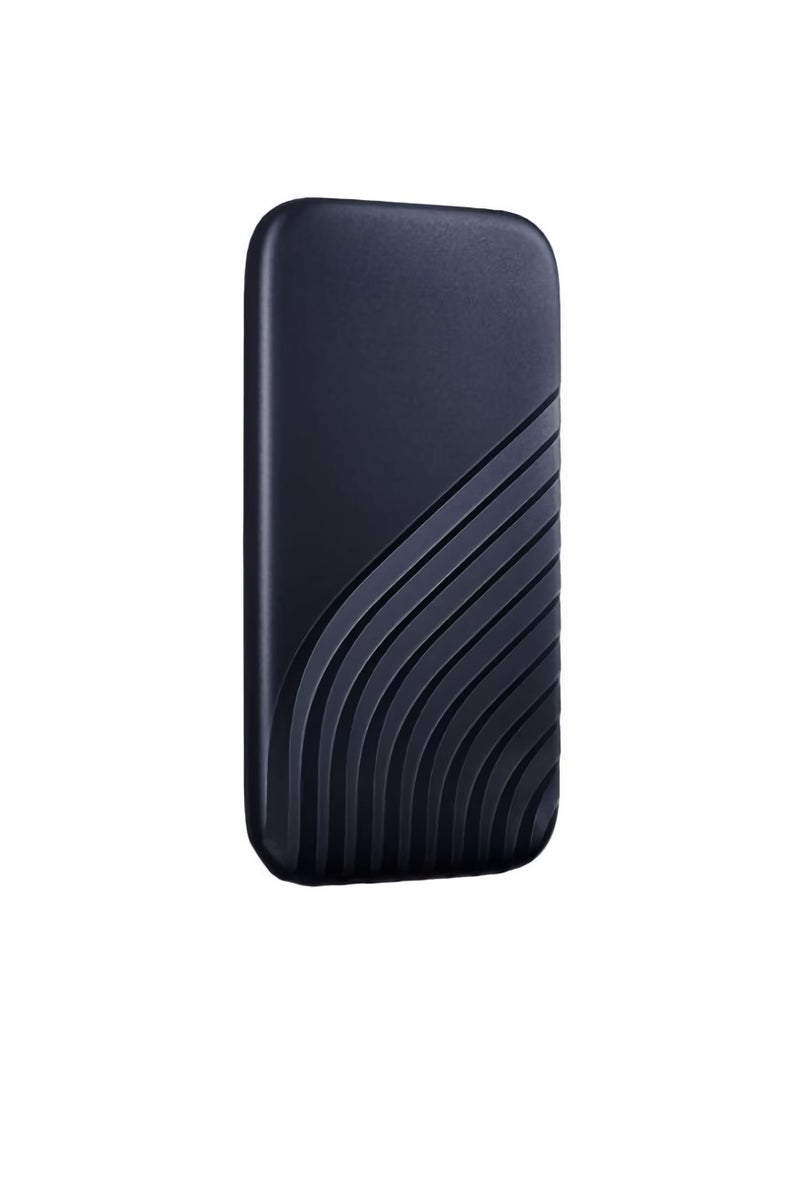 Portable SSD, Portable External Solid State Drive, Sturdy And Blazing Fast Data Storage Drive, Password Protection Backup Drive With Hardware Encryption, (1pc, Navy Blue, 2TB) - Image 1