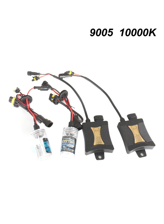 12V 55W 9005 10000K Xenon Kit Headlight Bulbs - Image 1