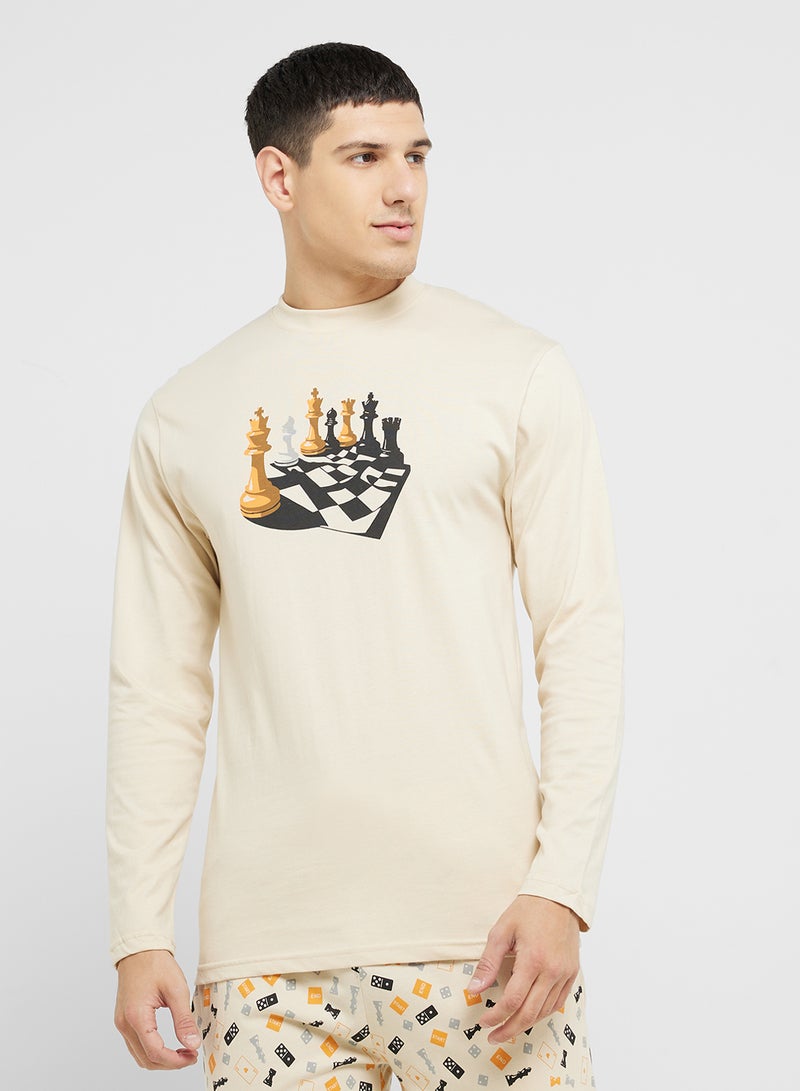Robert Wood Nightwear T-Shirt & Pants Sets  - Image 3