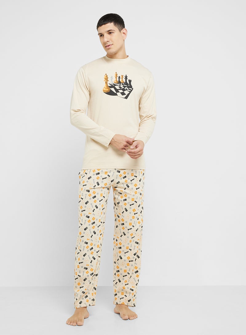 Robert Wood Nightwear T-Shirt & Pants Sets  - Image 5