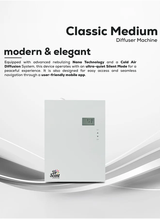 Dr Scent Classic Diffuser Machine Medium ( White )