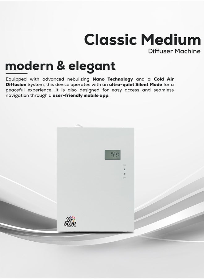 Dr Scent Classic Diffuser Machine Medium ( White )  - Image 2