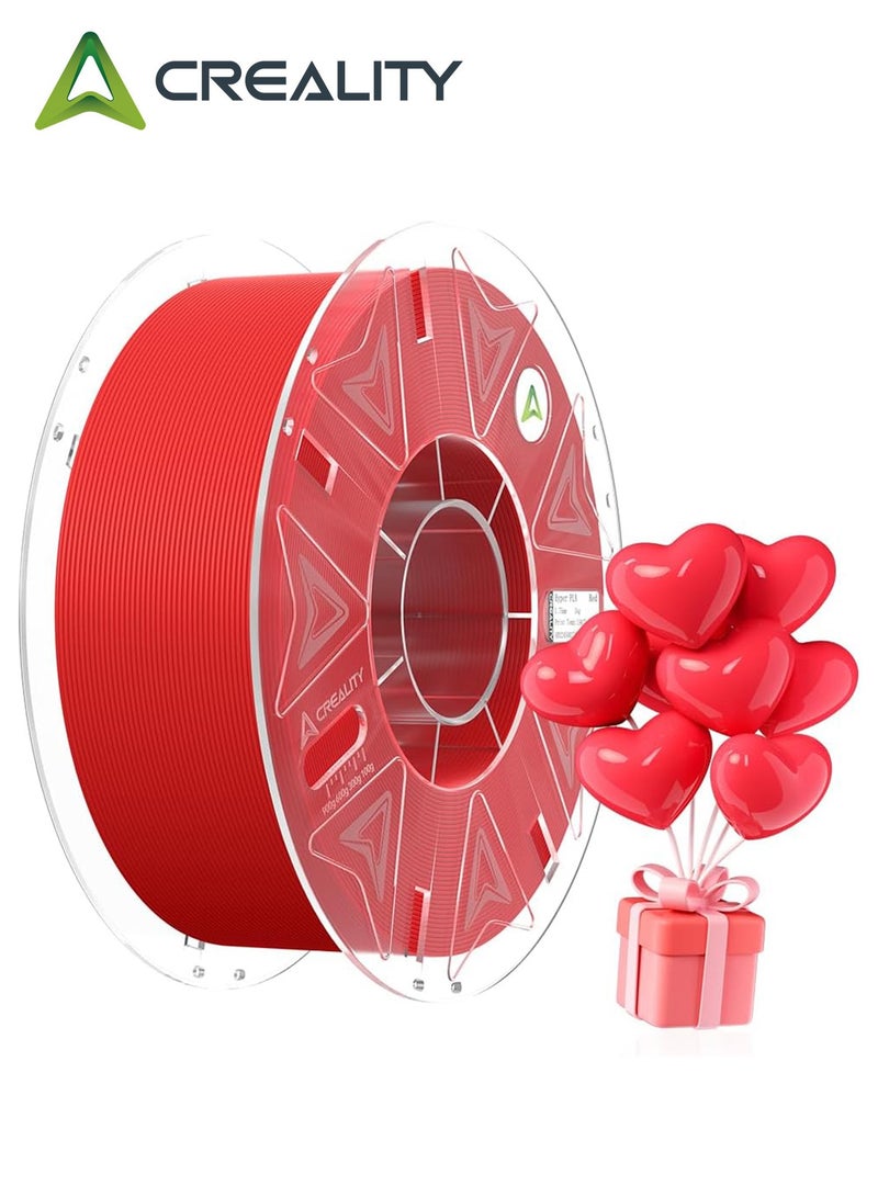 Creality 3D Hyper PLA RFID 3D Printer Filament 1.75mm 1KG, High-Speed 30–600mm/s, Auto RFID Identification, Hyper PLA Filament Support CFS, Fits for Most 3D Printers (Red) Hyper PLA RFID-Red - Image 1