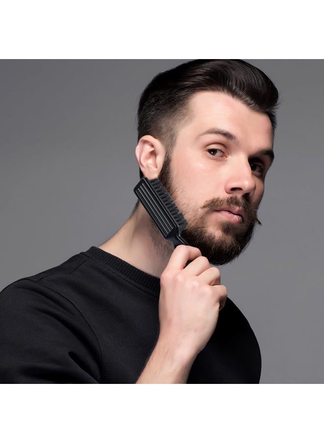 Patelai 3 Pieces Neck Duster Brush Barber Hair Blade Clipper Soft Nylon Trimmer Shaver Razor Cleaning with Storage Bag for Hair Styling(Black) - Image 3