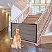NWK Magic Dog Gate for Stairs Pet Gate for The House Providing a Safe Enclosure for Pets to Play and Rest 6 Hooks Design 60 X 30 - Image 2