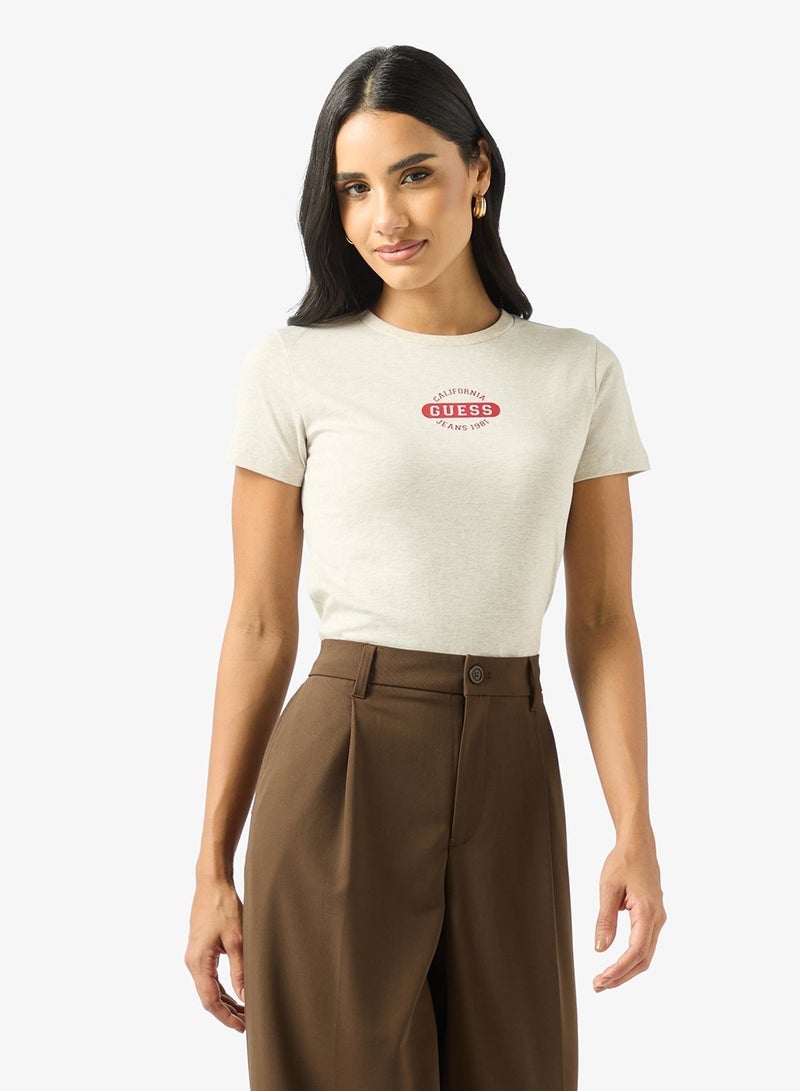 GUESS Crew Neck Slim Fit T-Shirt - Image 3