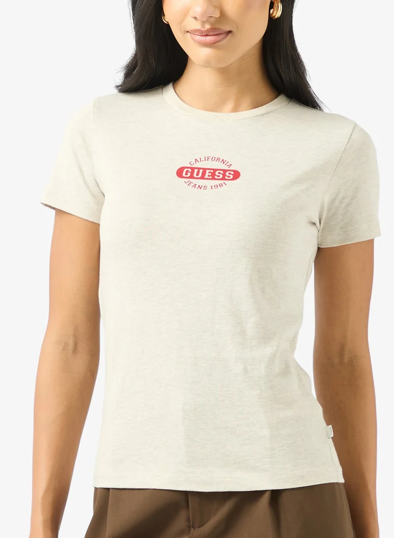 Guess Jeans Crew Neck Slim Fit T-Shirt
