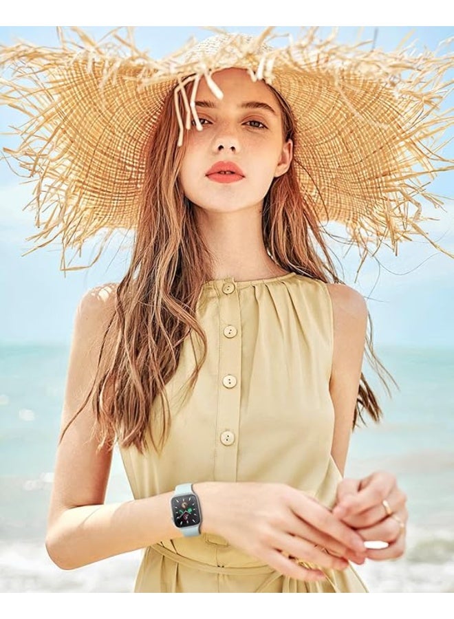 كومبي 4 قطع من سوار المعصم البديل المصنوع من النايلون لساعة Apple Watch Series 11 Series 10 46 مم، متوافق مع Apple Watch 42 مم/44 مم/45 مم/46 مم/49 مم، لساعة iWatch Ultra Series 11 10 9 8 SE 7 6 5 4 3 2 1 - Image 3