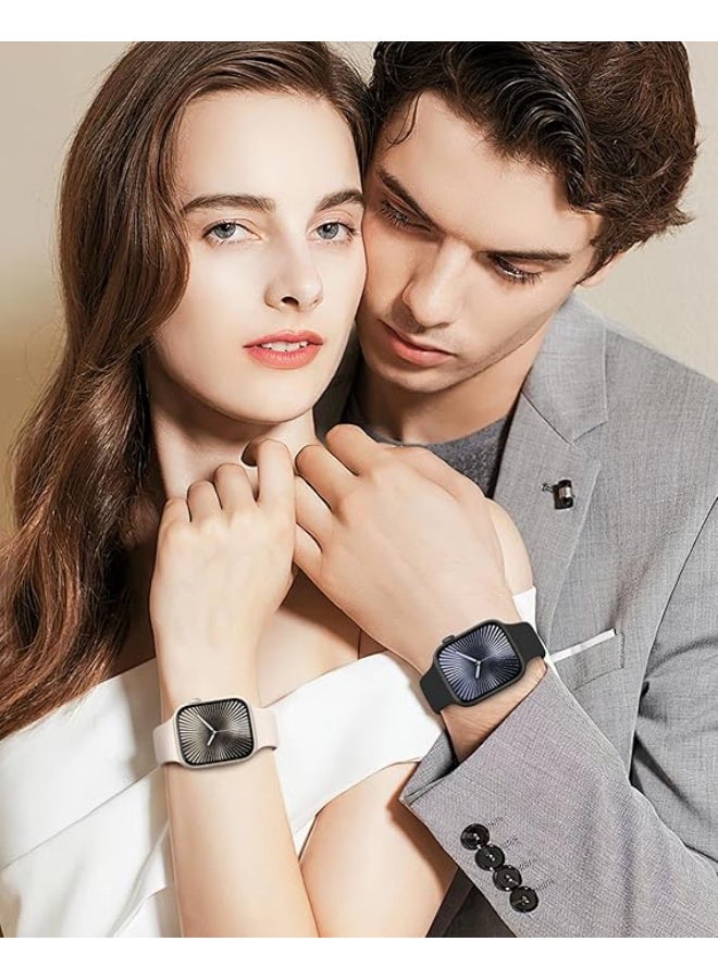 كومبي 4 قطع من سوار المعصم البديل المصنوع من النايلون لساعة Apple Watch Series 11 Series 10 46 مم، متوافق مع Apple Watch 42 مم/44 مم/45 مم/46 مم/49 مم، لساعة iWatch Ultra Series 11 10 9 8 SE 7 6 5 4 3 2 1 - Image 2